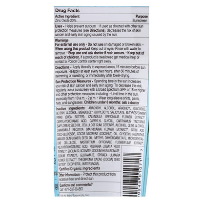 Mineral Sunscreen SPF 50 for Babies by Babo Botanicals, 3 Oz. Pack